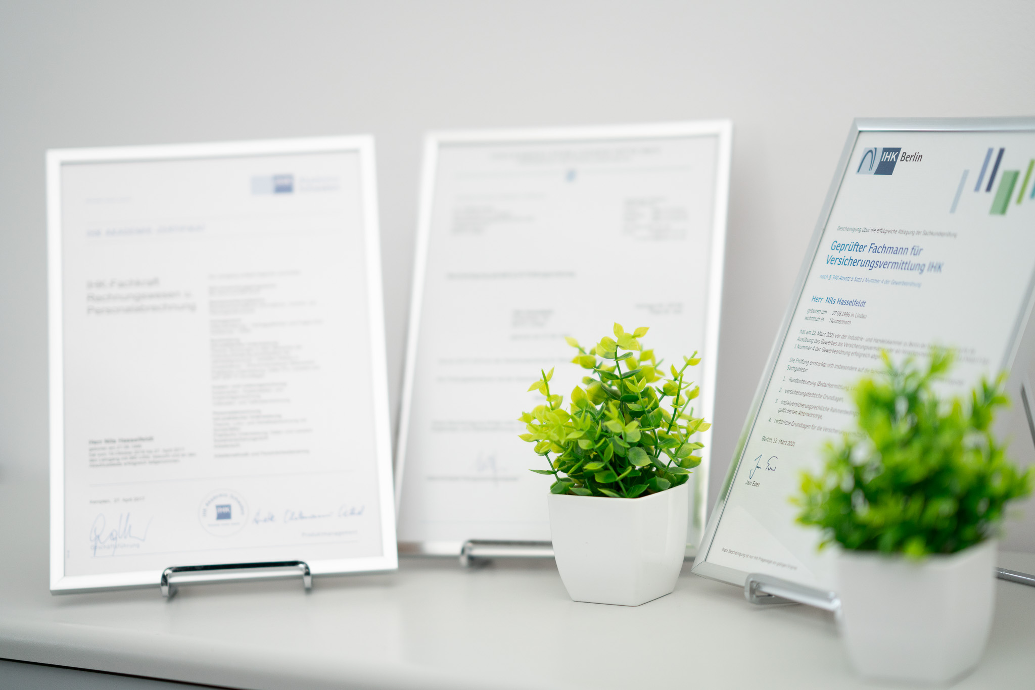 zertifizierungen gianluca cataldo